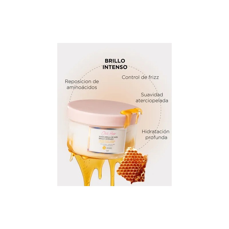 Kit Reparador Mascarilla Y Sérum De Miel Click Hair 350