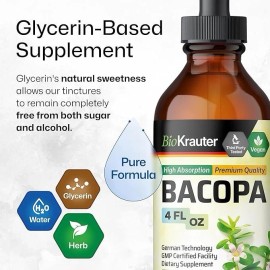 BioKrauter Bacopa Tincture 4 Fl. Oz.