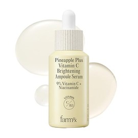 Farm Rx Suero En Ampolla Con Vitamina C Y Piña (1 Fl Oz): Suero Vegano Coreano Para El Cuidado De La Piel Con Un 9% De Vitamina C Pura Y Extracto De P
