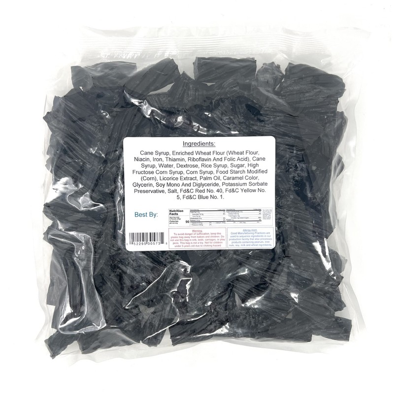 YANKEETRADERS Australian Style Black Licorice Liquorice 2 Lbs