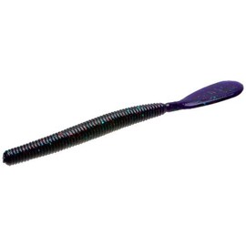 Zoom 051177 Original Paddle Tail Speed Worm, 5 3/4", 15Pk, Junebug