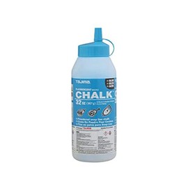 Tajima Micro Chalk - Fluorescent Blue 32 oz (907g) Ultra-Fine Snap-Line Chalk with Durable Bottle & Easy-Fill Nozzle - PLC2-FB900