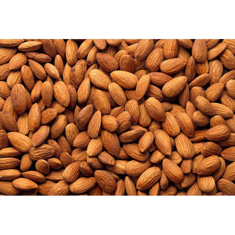 Nutural World Dry roasted Whole Almonds - Unsalted (500g)