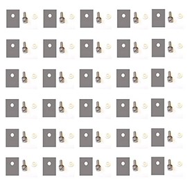 Easycargo 30 Sets TO-220 Heatsink Insulator/Mounting kit (Screw+Washer+Bushing+Insulator), TO-220 Heat Sink Insulator Mounting Kit for MOSFET Transistor irf520 LM317 7805