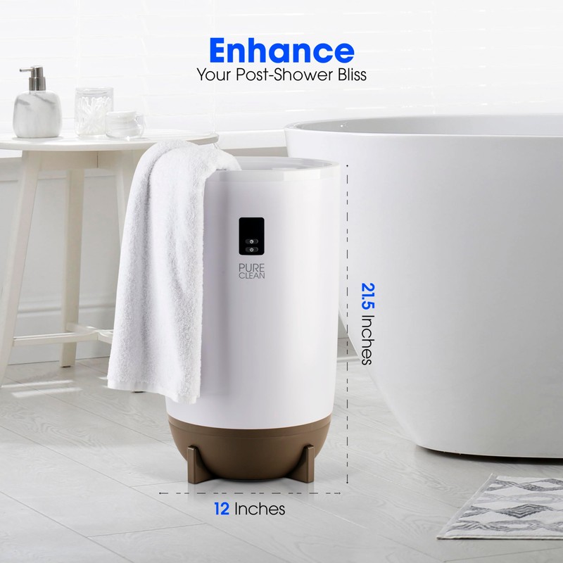 PURE CLEAN Towel Warmers Bucket, with Customized Fragrance for Spa
