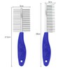 Pack of 2 Dog Combs, Cat Comb, Double-Sided Metal Rounded