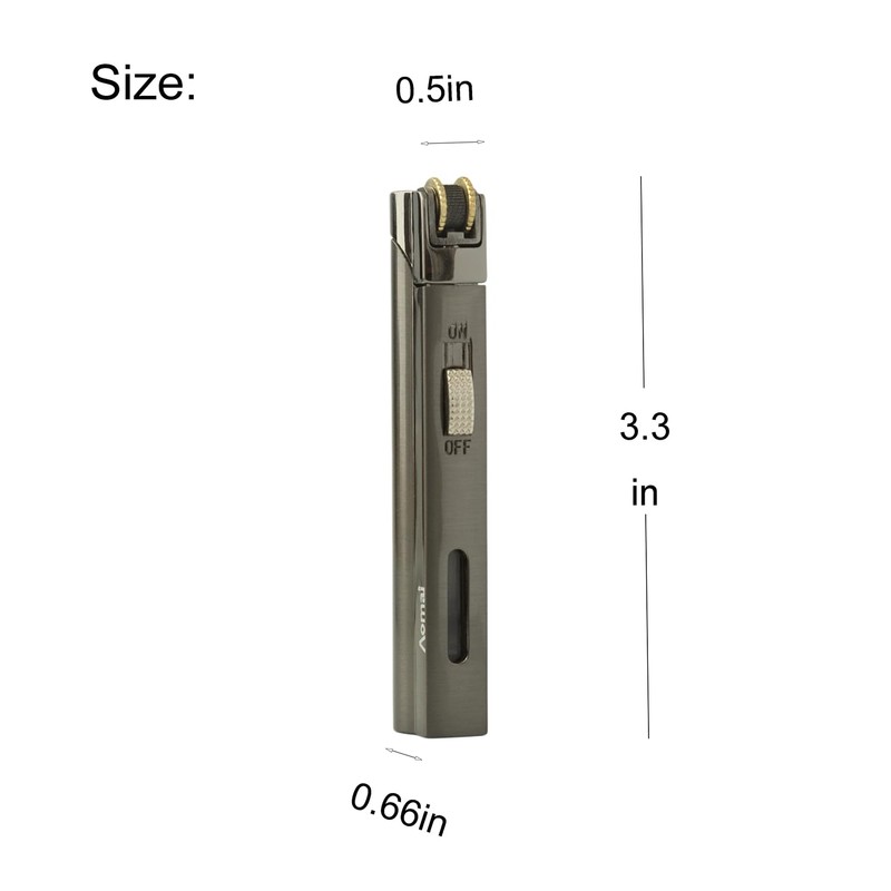 5 Pack Butane Torch Lighter,5 Color Portable Lighters,Single Jet Flame