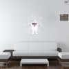 Stay Puft White Vinyl Nontransparent Decal Sticker 20"