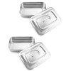 QWORK Medical Stainless Steel Instrument Tray Organizer Holder with Lid