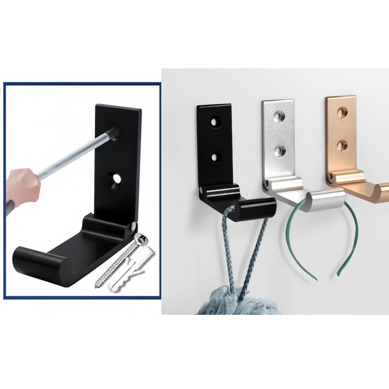 JiangMuXin Wall Hooks, Foldable, Coat Hanger, Wall Hook, Coat Hook,