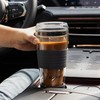 ecoBrew All Glass Lid - Replacement Double Wall Glass Cups,