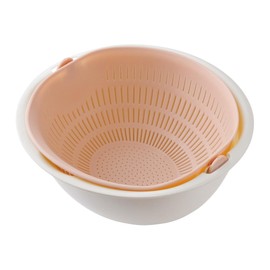 Colander & Bowl Set, One-Piece, Quick and Crut, For Both Use, Heat Resistant, Convenient, Idea Goods, Convenient Kitchen Goods
