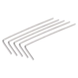 sourcing map 0.9mm Hex Key Wrench, L Shaped CR-V Repairing Tool 5 Pcs