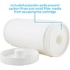 SpiroPure 10x4.5 Empty Refillable Filter Cartridges with Polyester Pads (Case