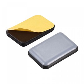 uxcell 35mm x 25mm Rectangle PTFE Furniture Sliders, Adhesive Self Stick for Wood Floors, Ceramic Tile and Carpeting 16pcs