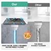 USAHANKE Drain Hair Catcher for Bathroom Sink,4.8" Stainless Steel and