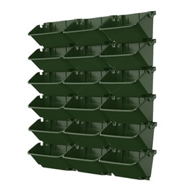 XQZMD Self Watering Wall Planting Pot, Outdoor Hanging Planter Bags with 4 Pots, Vertical Living Green Wall, Pocket Planter Hanging Wall-mounted Holder for Indoor Outdoor