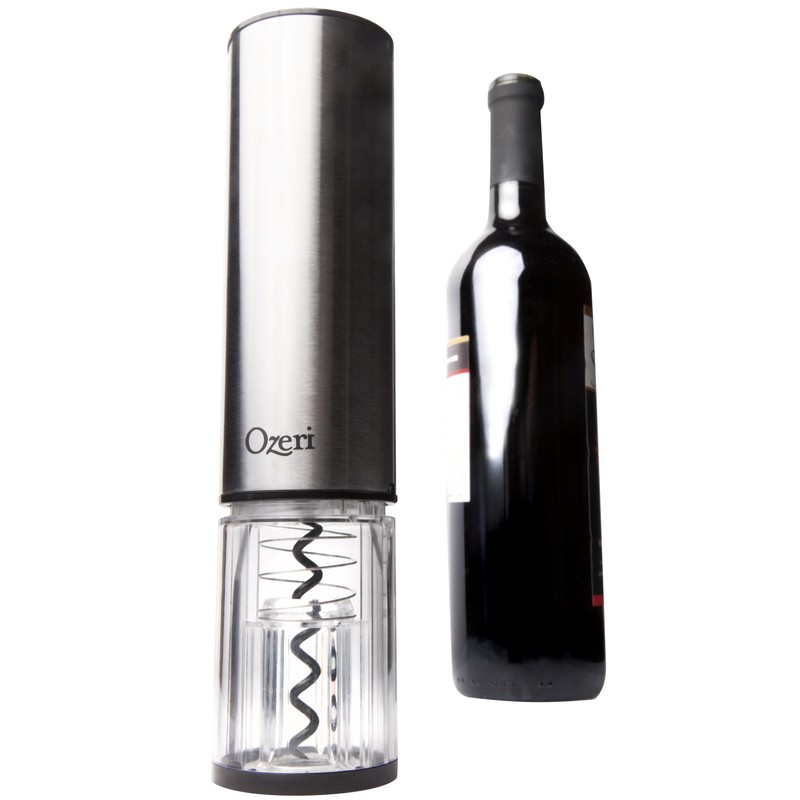 Ozeri Extravo Electric Wine Opener in Stainless Steel with Auto