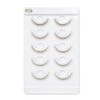LZM DM-M863 False Eyelashes, No Glue, Chestnut False Eyelashes, No