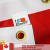 Rhungift Double Sided Canada Flag 3x5Ft, Quadruple Stitched Fly Ends,Screen
