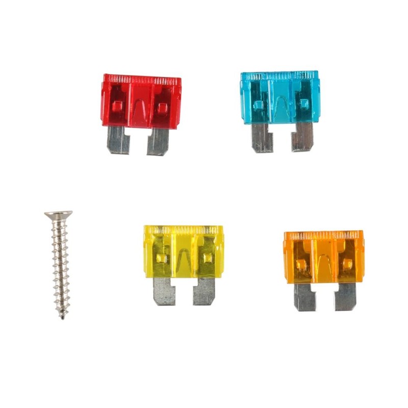 12 Way Fuse Box with Negative Terminals and Fuse Wire