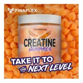 Gomitas de Creatina Finaflex Naranja Sin Gluten 120 Unidades                                                                                          