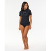 RIP CURL Womens Classic Surf Short Sleeve Rash Vest Top