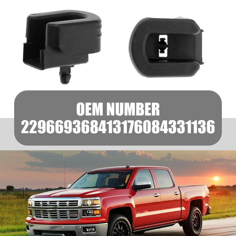 Bawkars 2 PCS Tailgate Bushing, Rear Tailgate Hinge Bushing, Compatible