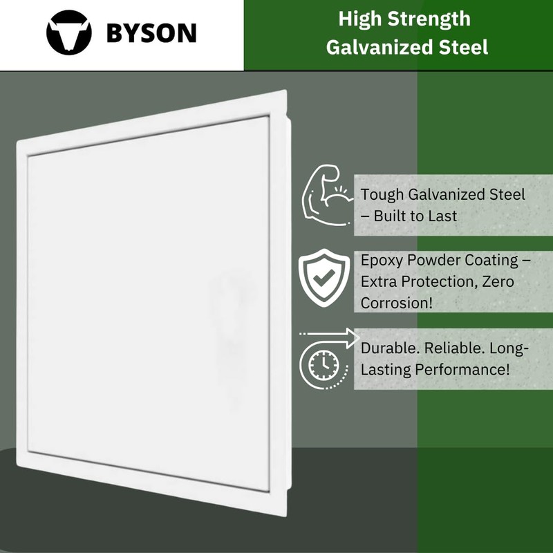 Byson Metal Access Panel – Push-to-Open Access Door – Plumbing
