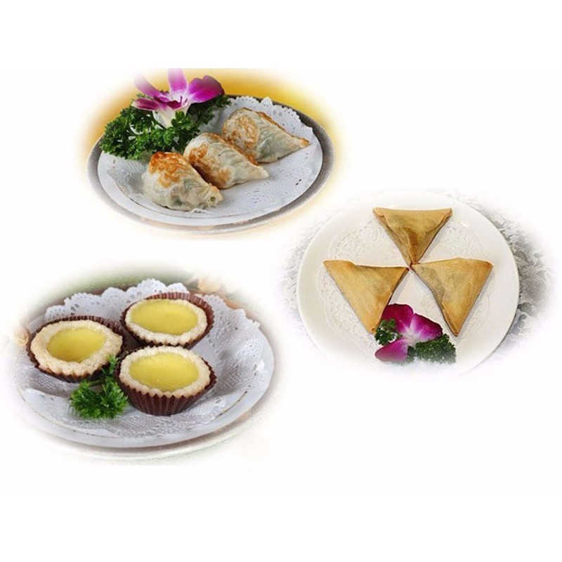 DECORA 12.5 Inch Round White Paper Lace Doilies for Wedding