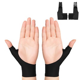 XUZOPIM 1 Pair Thumb Bandage Right Left One Each Thumb Hand Bandage Wrist Splint Elastic Bandage Wrist Support Splint for Wrist Sports Tendonitis