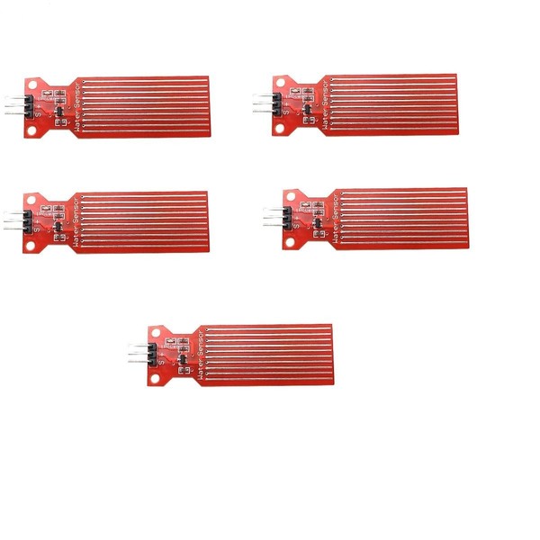 DollaTek 5pcs Water Level Sensor Liquid Water Droplet Depth Detection