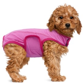 MHaustlie Dog Surgery Recovery Suit Dog Recovery Suit Female Male Comfortable Cone Alternative After Surgery Soft Cotton Preventing Licking Medical Pet Shirts for Large and Small Pets(Pink, M)
