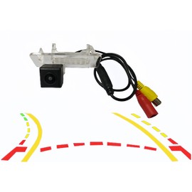 Uebasd for Smart Fortwo/Smart ED Car Rear View Dynamic Trajectory Camera Back Up Reverse Parking Camera/Plug Directly, CY-G-0020