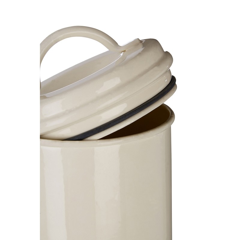 Premier Housewares 507629 Sketch Pasta Canister - Cream Beige H29