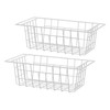 blitzlabs Chest Freezer Organizer Bins, Deep Freezer Basket Storage Rack