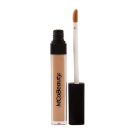 MCoBeauty Brighten & Perfect Cream Concealer, 6 Medium Natural Buff, Brightening Coverage for Flawless Complexion, Vegan, Cruelty Free Cosmetics