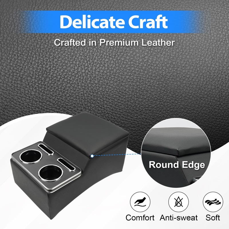 Center Console, Universal Front Bench Seat Consoles,Truck Seat Organizer and