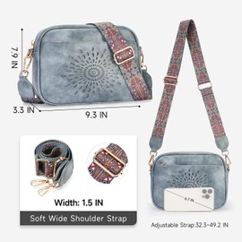 APHISON Quilted Crossbody Bags for Women Trendy,Vegan Leather Small Crossbody Purses Shoulder Handbags with Adjustable Strap