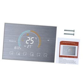 COHEALI 1 Set Smart Thermostat for Home Intelligent Temperature Controller with Manual Programmable Modes Durable Material Design Weather Humidity Display Frame