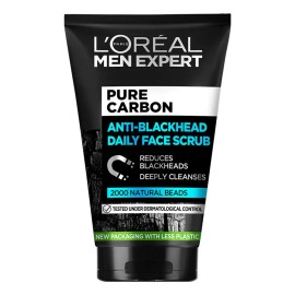 L'Oréal Men Expert Gel Exfoliante Facial Pure Carbon, Anti Puntos Negros, 100ml