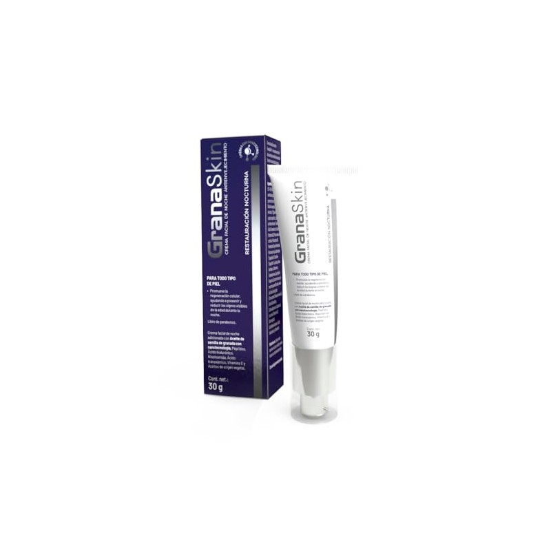 Crema Facial de Noche con Ácido Hialurónico y Péptidos, Para