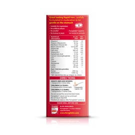 Gentle Iron and Nutrient Liquid - Reduce Tiredness and Fatigue | Maintain Health and Vitality | Natural Iron Source