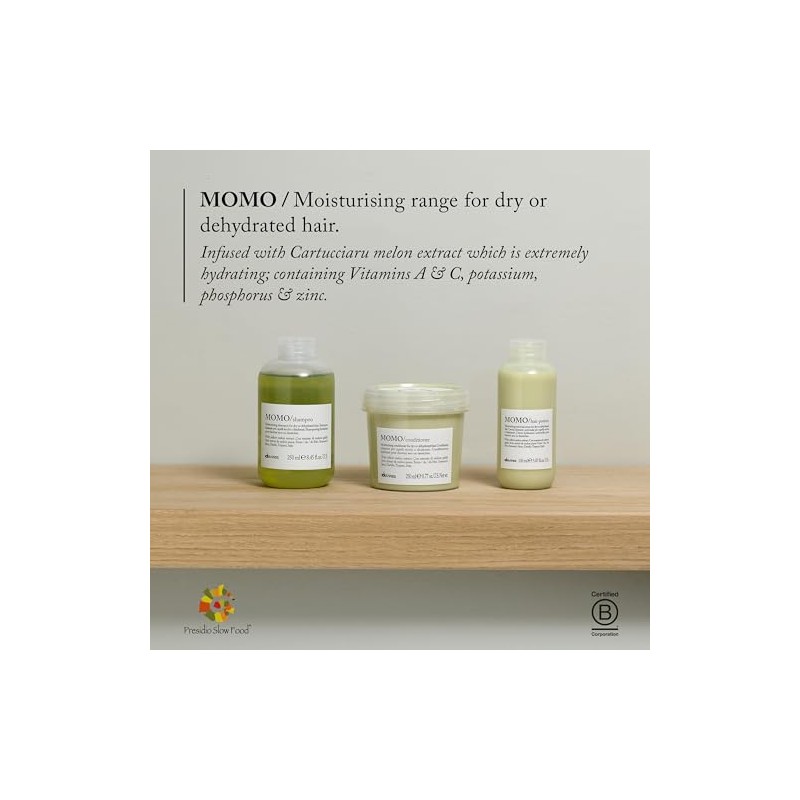 Davines MOMO Shampoo | Shampoo para hidratación |250 ml