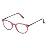 Tri Focus 2.5 Round Reading Glasses, Burgundy