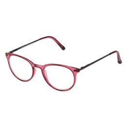 Tri Focus 2.5 Round Reading Glasses, Burgundy