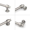 9BUILD 10 Pack 3.75 Inch Brushed Satin Nickel Kitchen Cabinet