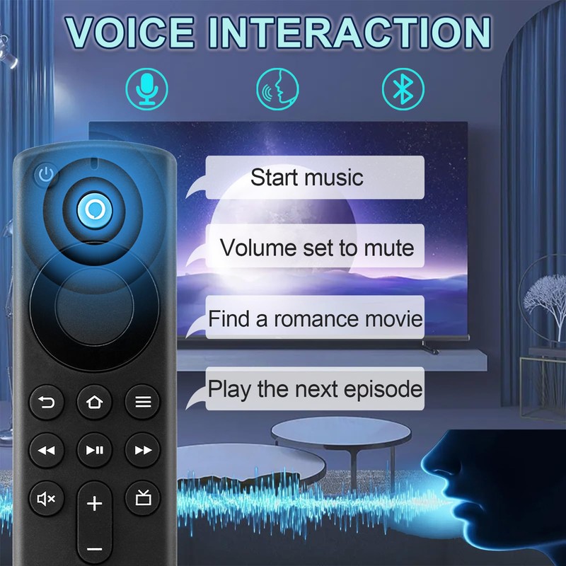 JKZTJOF L5B83G Replacement Voice Remote Replacement for Stick (4K, 4K
