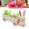 Toddler Radish Matching Car Toy Baby Safe Infant Robust Wooden