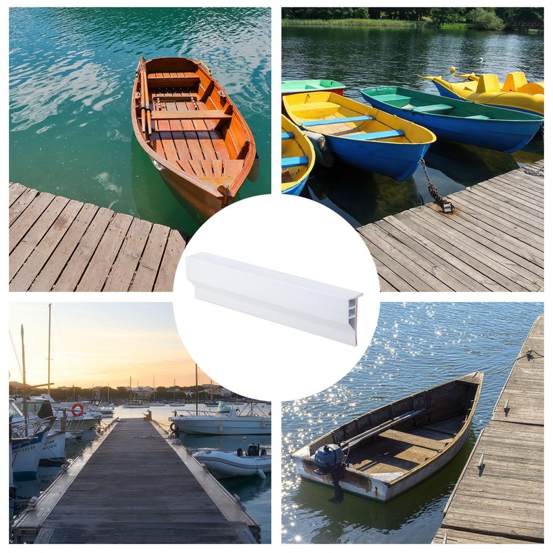 Gaahing Heavy-Duty Boat Dock Side Bumper, Full Face Dock Edging